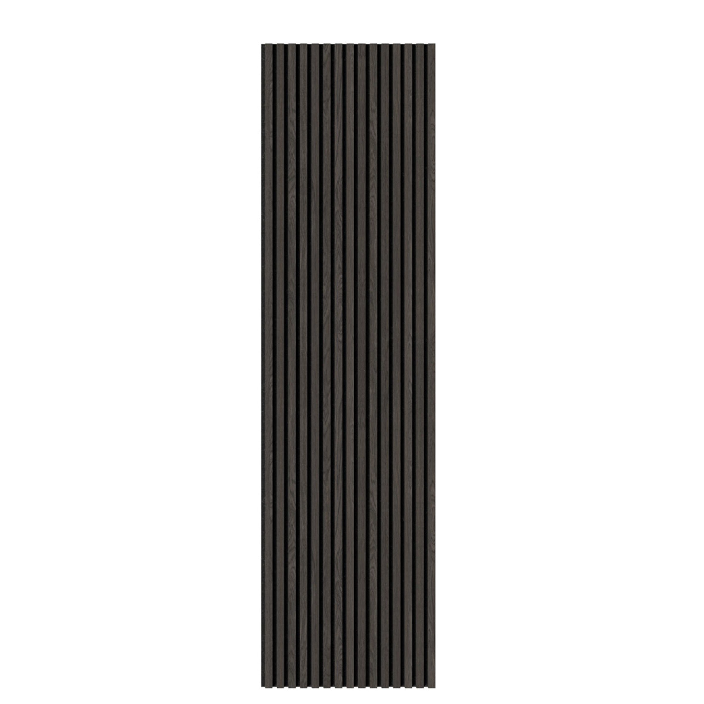 Akoestische wandpaneel zwart eiken, 260 x 52,6 cm, dikte 22mm, HM4412