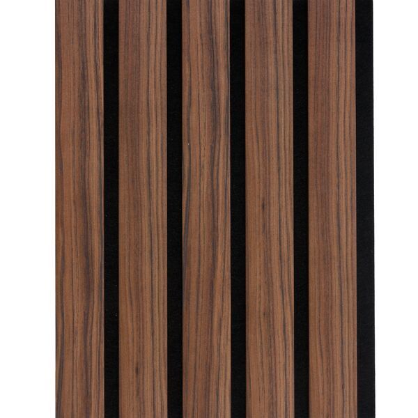 Akoestische panelen walnoot, 260 x 30 cm, 2 stuks, HM7732