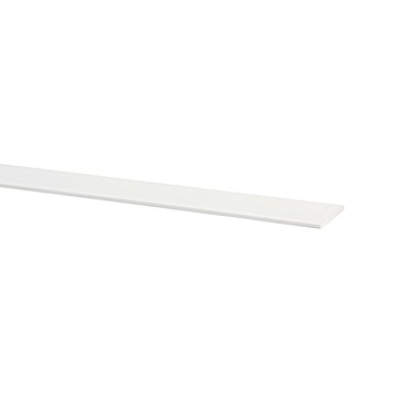 Afdekprofiel wit kunststof 2 x 30 mm, 260 cm