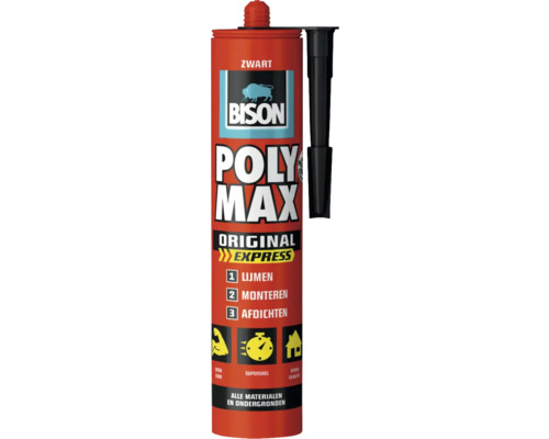 Bison Poly Max Express zwart 425gr