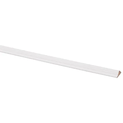 Decorlijst MDF folie wit (1022) 9 x 22 mm, 260 cm