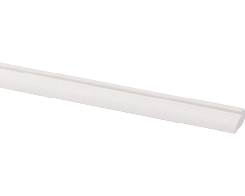 Glaslat grenen wit gegrond 9 x 15 mm, 270 cm