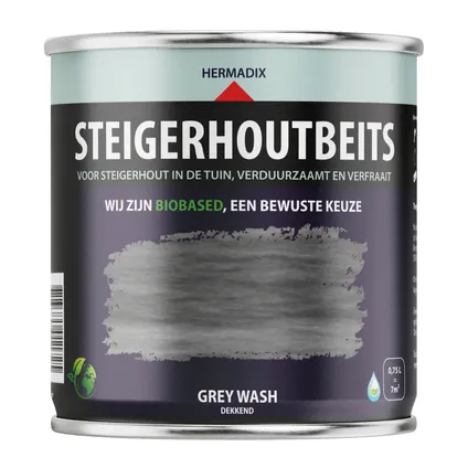 Hermadix steigerhoutbeits greywash 0,75L
