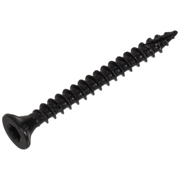 BlackLine spaanplaatschroef HCP zwart PK TX-20 + snijpunt, 4 x 40 mm, 100 stuks