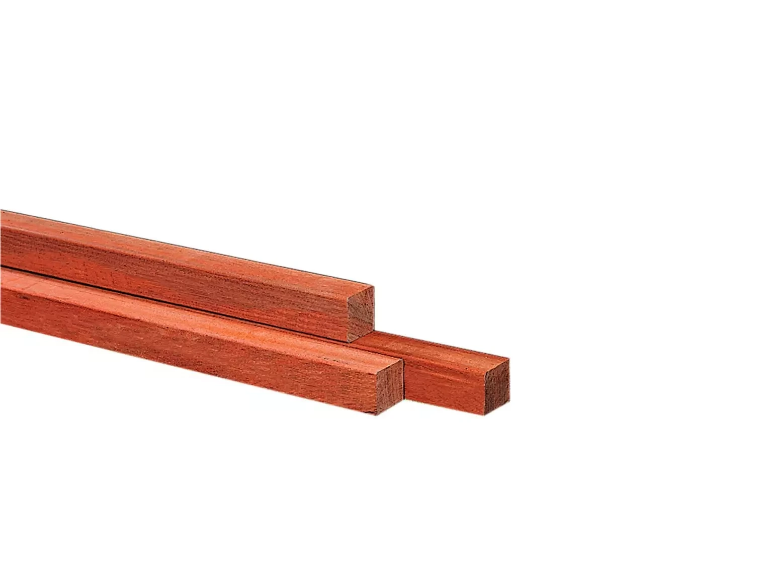 AZ Hardhouten paal fijnbezaagd gepunt, 4 x 4 x 150 cm