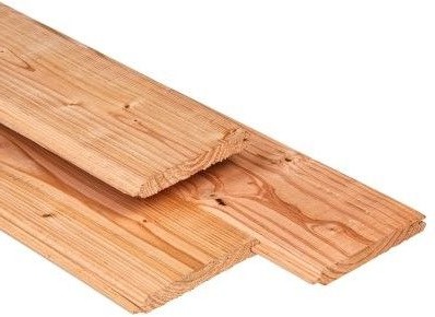 Douglas geschaafd dakbeschot 1,6 x 11,6 x 300 cm, onbehandeld