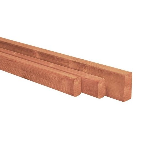 Douglas geschaafde regel 2,2 x 4,5 x 300 cm, groen geïmpregneerd