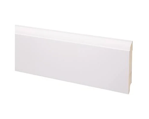 MDF plint wit gegrond
