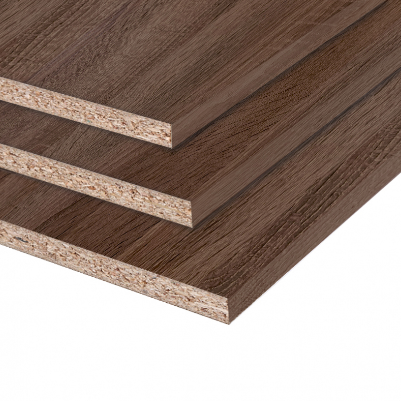 Meubelpaneel donker eiken 250 x 60 cm, 18 mm afbeelding 1