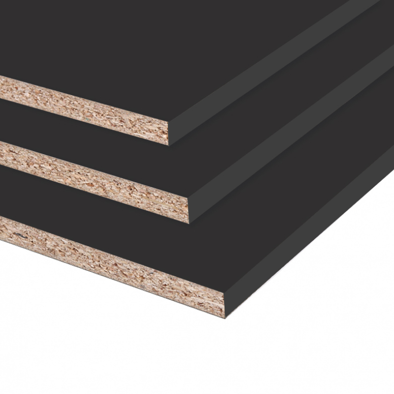 Meubelpaneel zwart, 250 x 60 cm, 18 mm