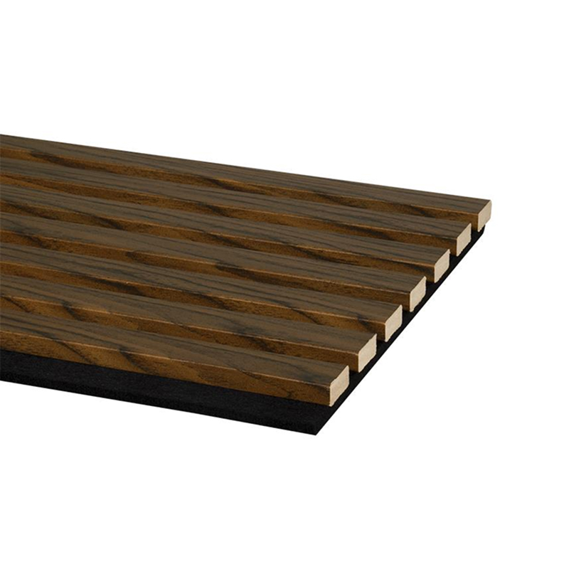 Akoestische wandpaneel walnoot, 260 x 52,6 cm, dikte 22mm, HM4382 afbeelding 1