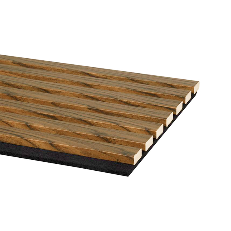 Akoestische wandpanelen geolied eiken, 260 x 52,6 cm, dikte 22 mm, HM4375 afbeelding 1