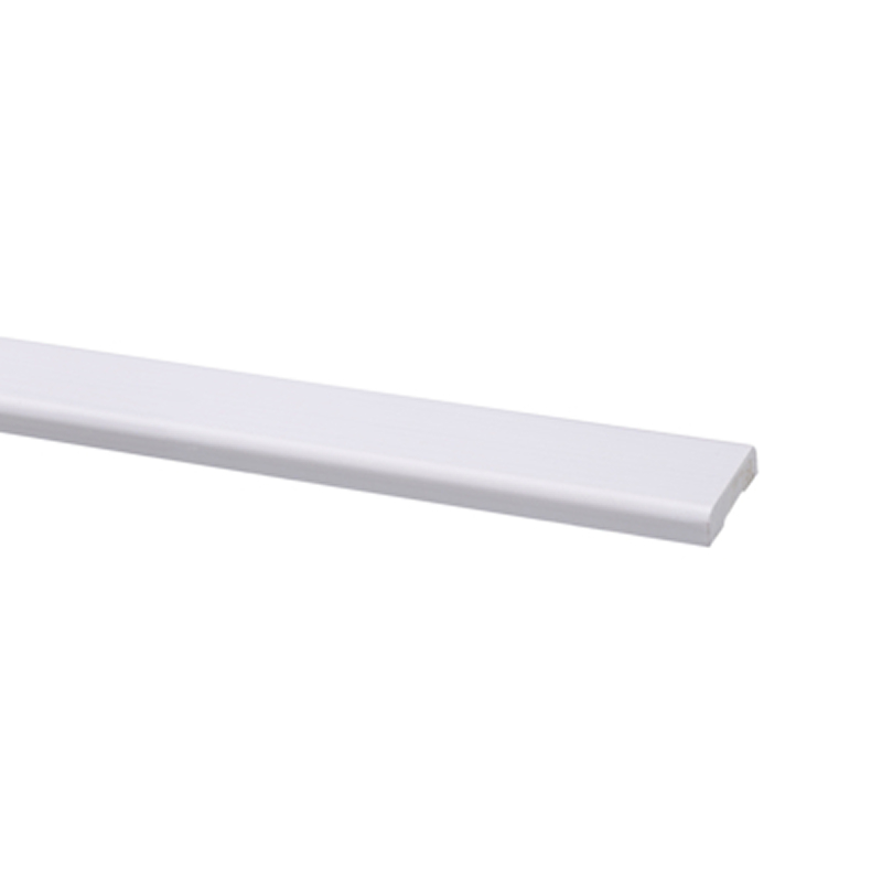 Koplat recht wit grenen 12 x 45 x 2700 mm afbeelding 1