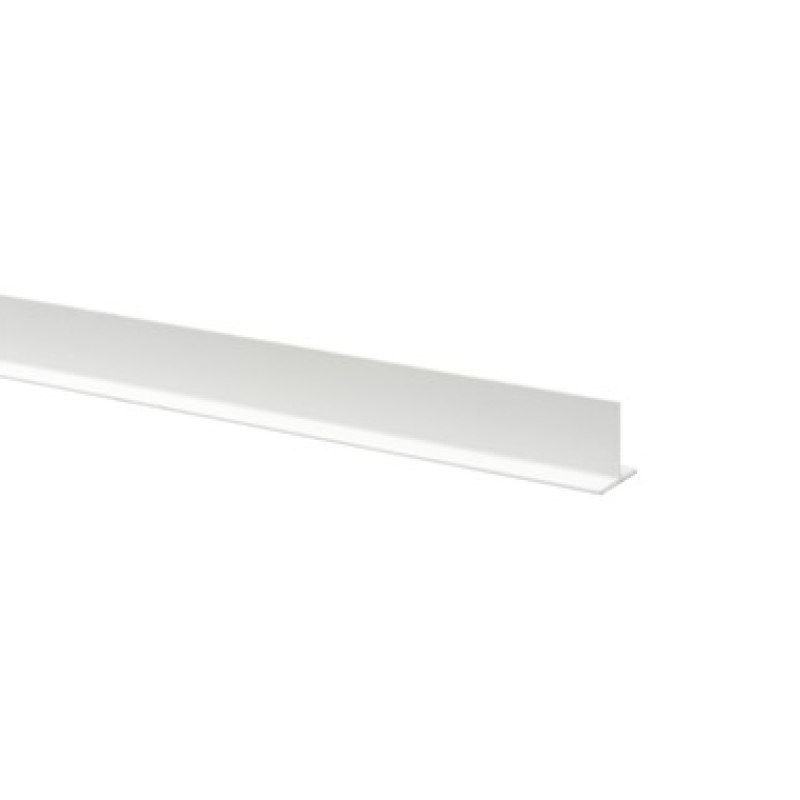 T-profiel kunststof wit, 18 x 18 mm, 260 cm afbeelding 1
