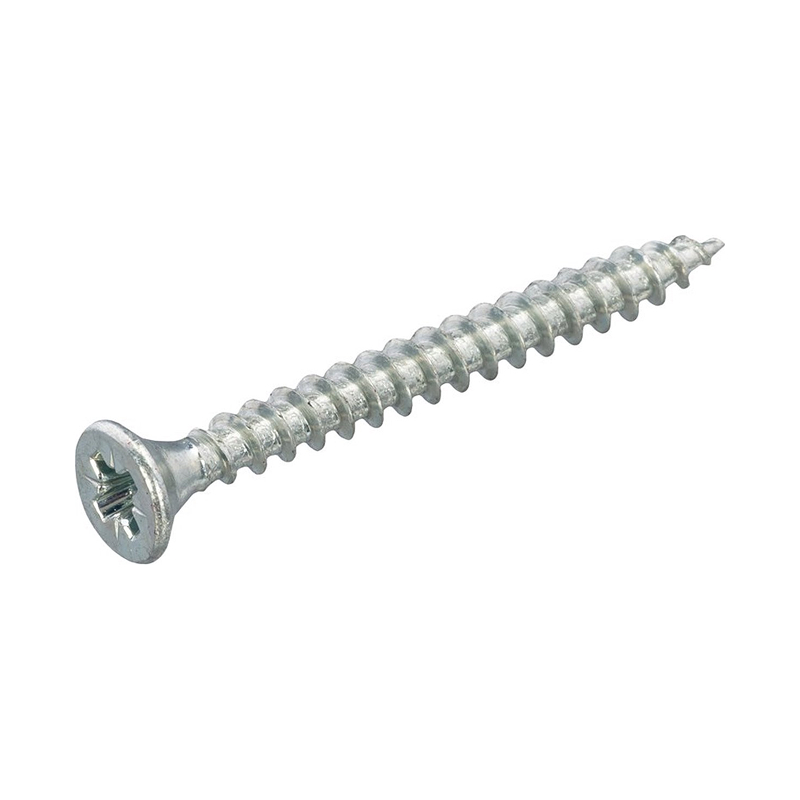 Proftec spaanplaatschroef verzinkt PK PZ-2, 4 x 40 mm, 200 stuks afbeelding 1